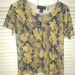 AUGUST SILK KNITS 100% SILK small short sleeve